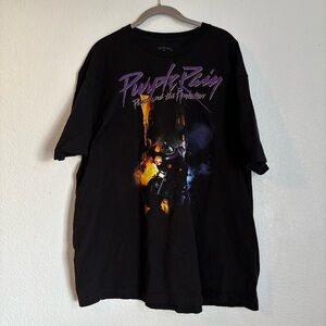 Prince Purple Rain 3XL T-Shirt Black Official Reproduction